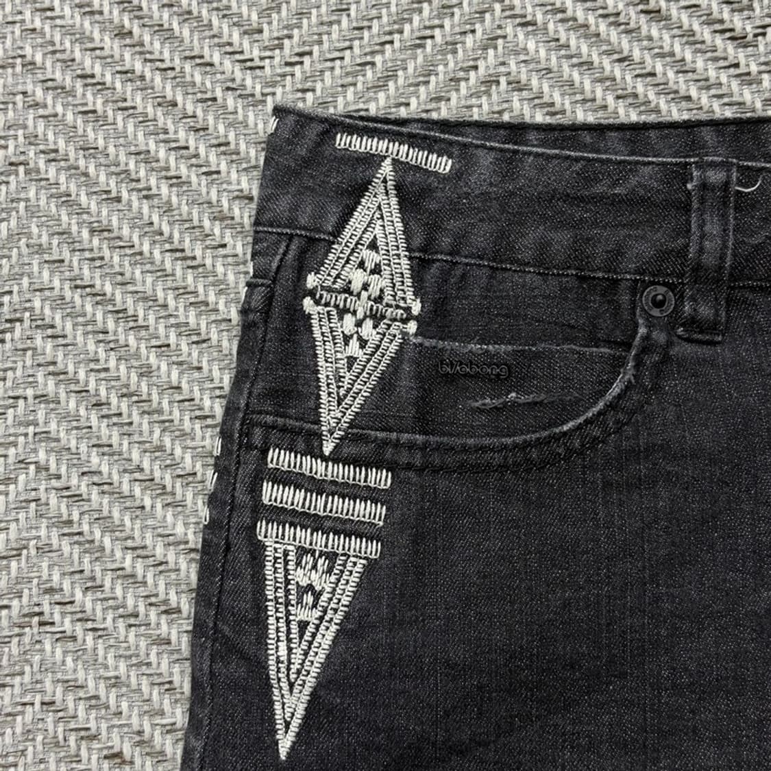 빌라봉 자수 데님 숏팬츠 v2617 상품이미지5