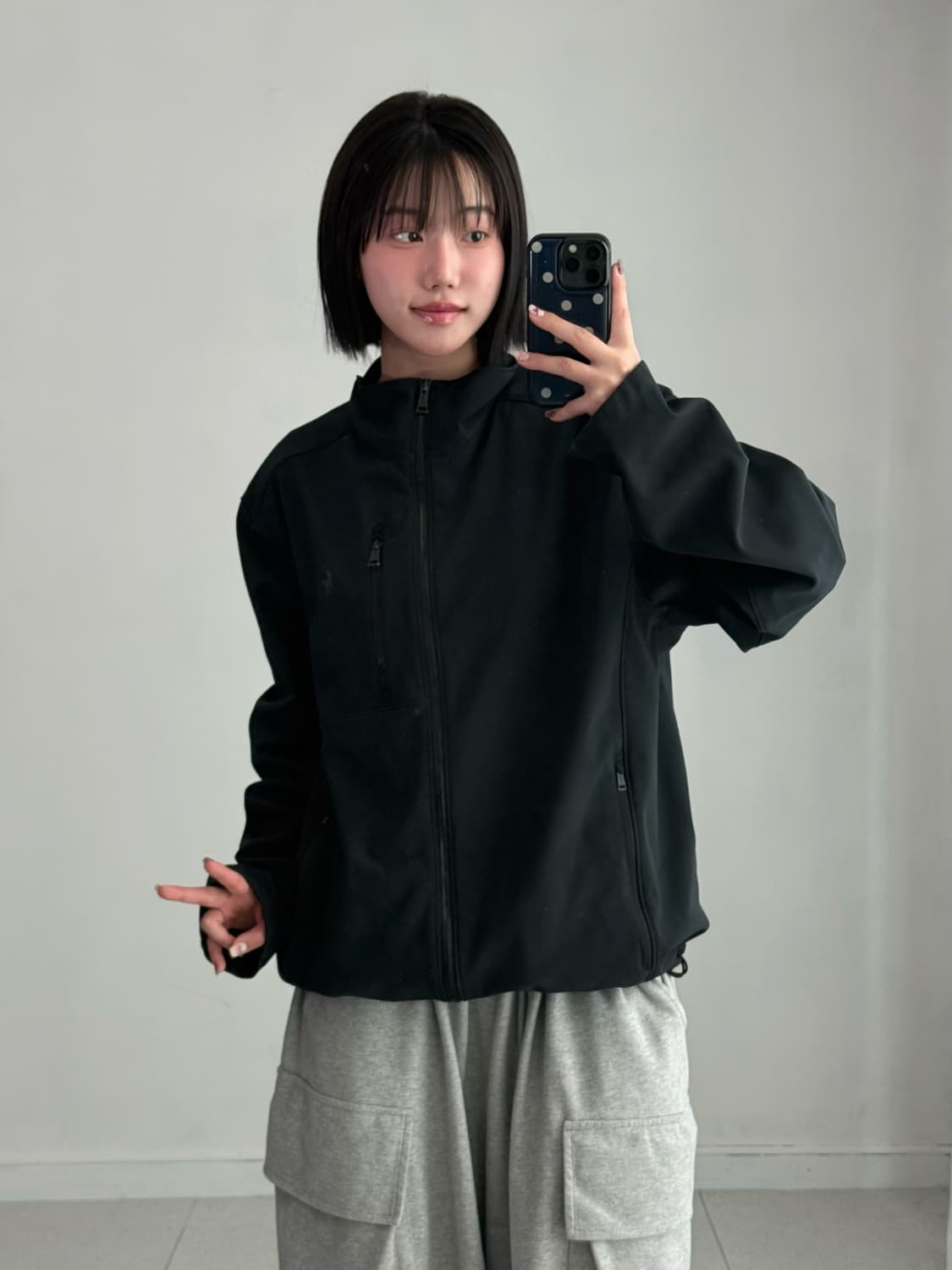 폴로 차콜 폴리 자켓 상품이미지4