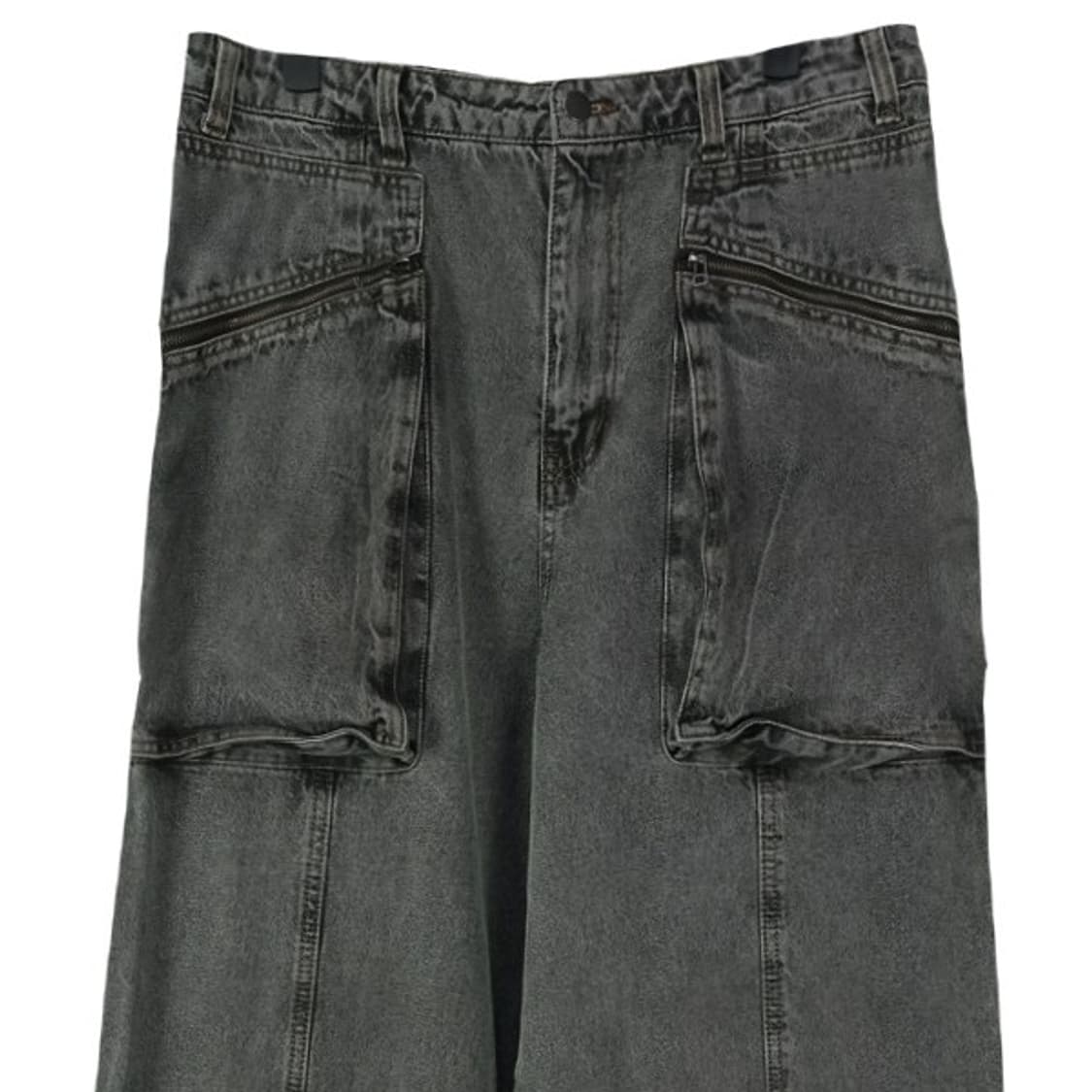 [슈퍼서브] 흑청 와이드 데님 팬츠 M18716 상품이미지4