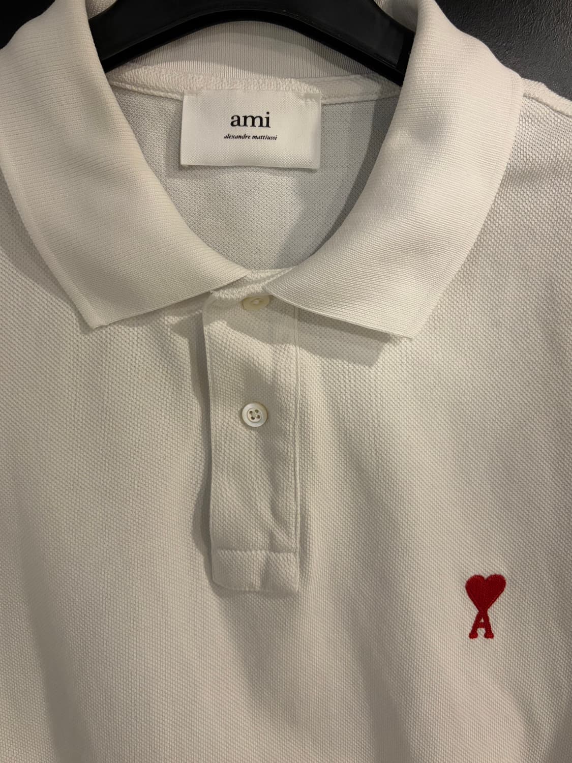 아미 하트로고 반팔 카라티 상품이미지4