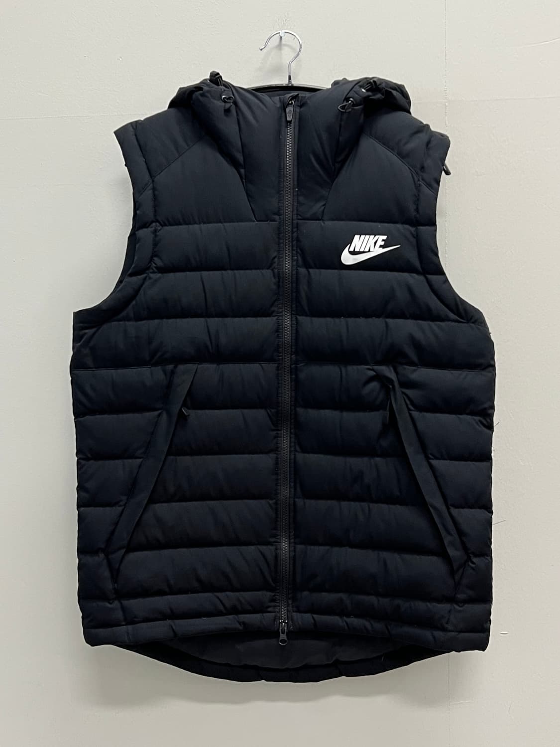 나이키 NSW 덕다운 후드 패딩조끼 베스트 블랙 상품이미지2