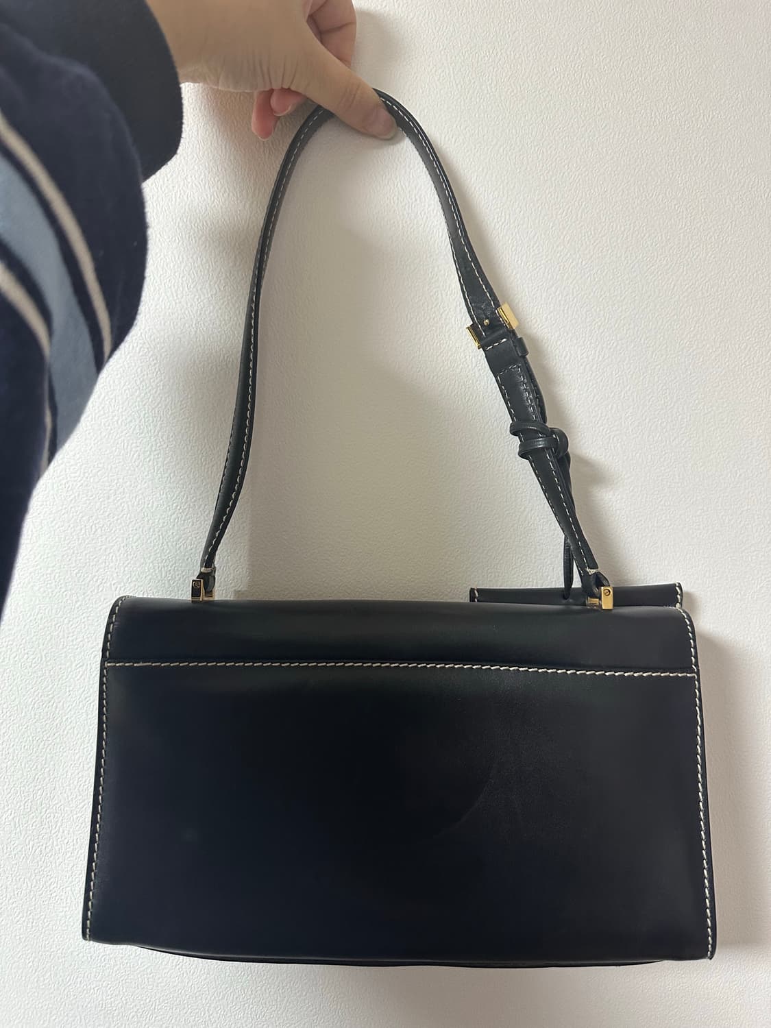 페라가모 블랙 켈리백 미니거울 포함 상품이미지6