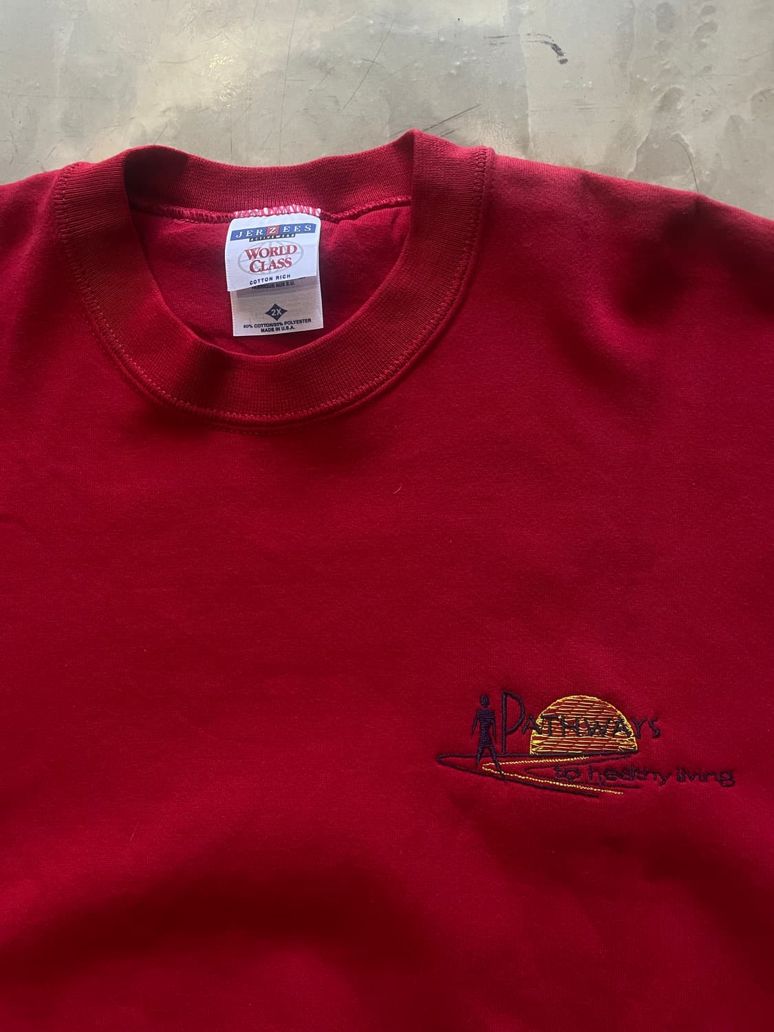 90‘s JERZEES World Class USA Made 스웻셔츠  상품이미지4