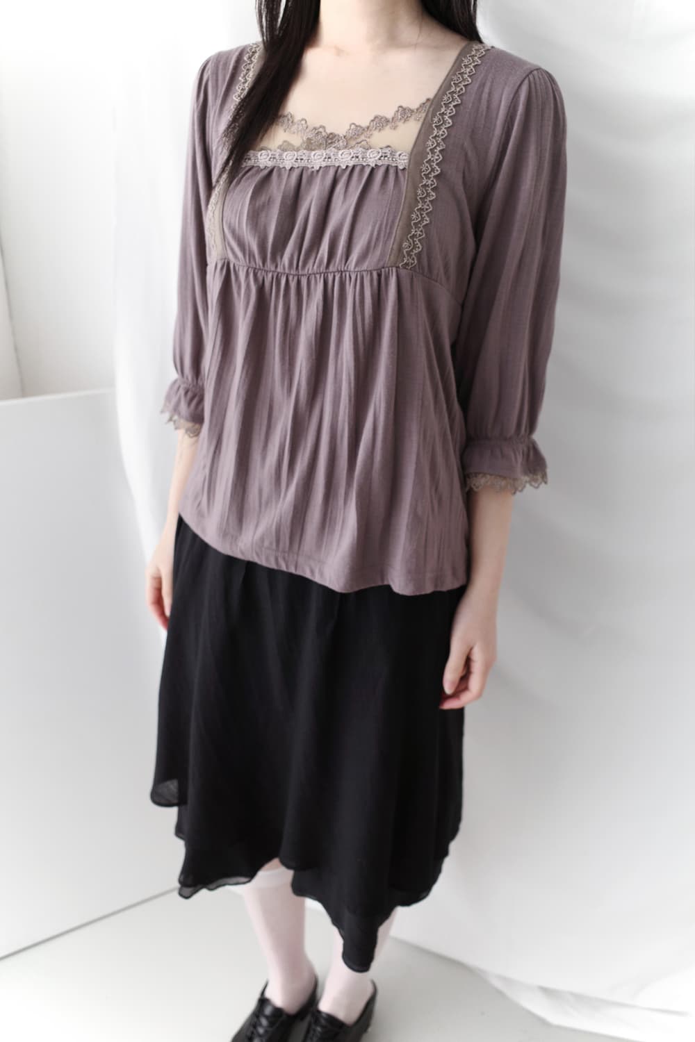 vintage lace T 상품이미지6