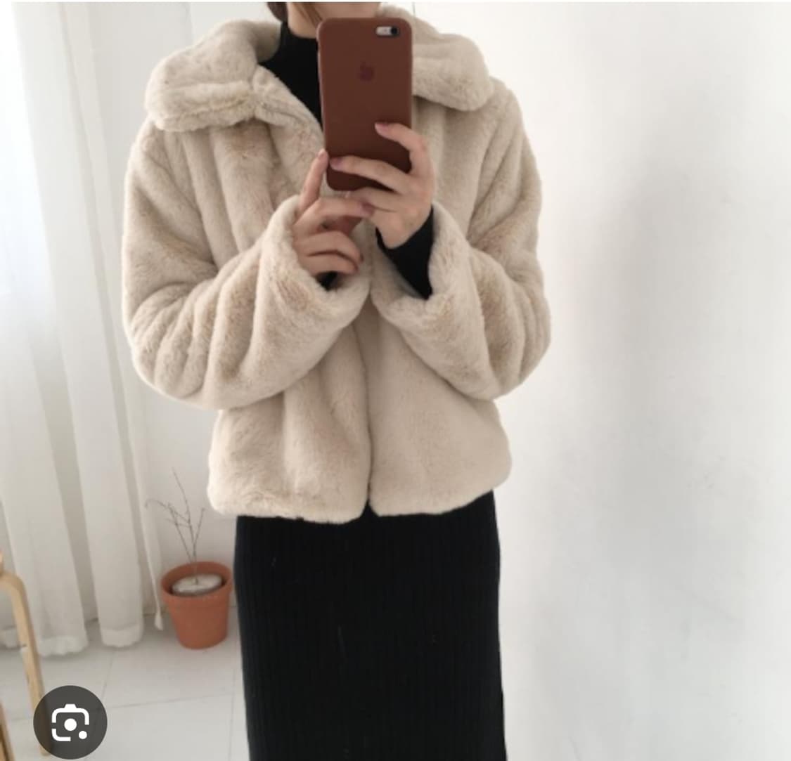 베이지 퍼자켓 상품이미지6