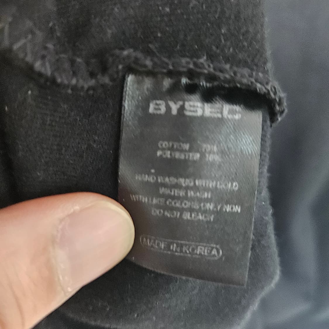 바이젝 Bysec 절개 반팔 티셔츠 M 상품이미지5