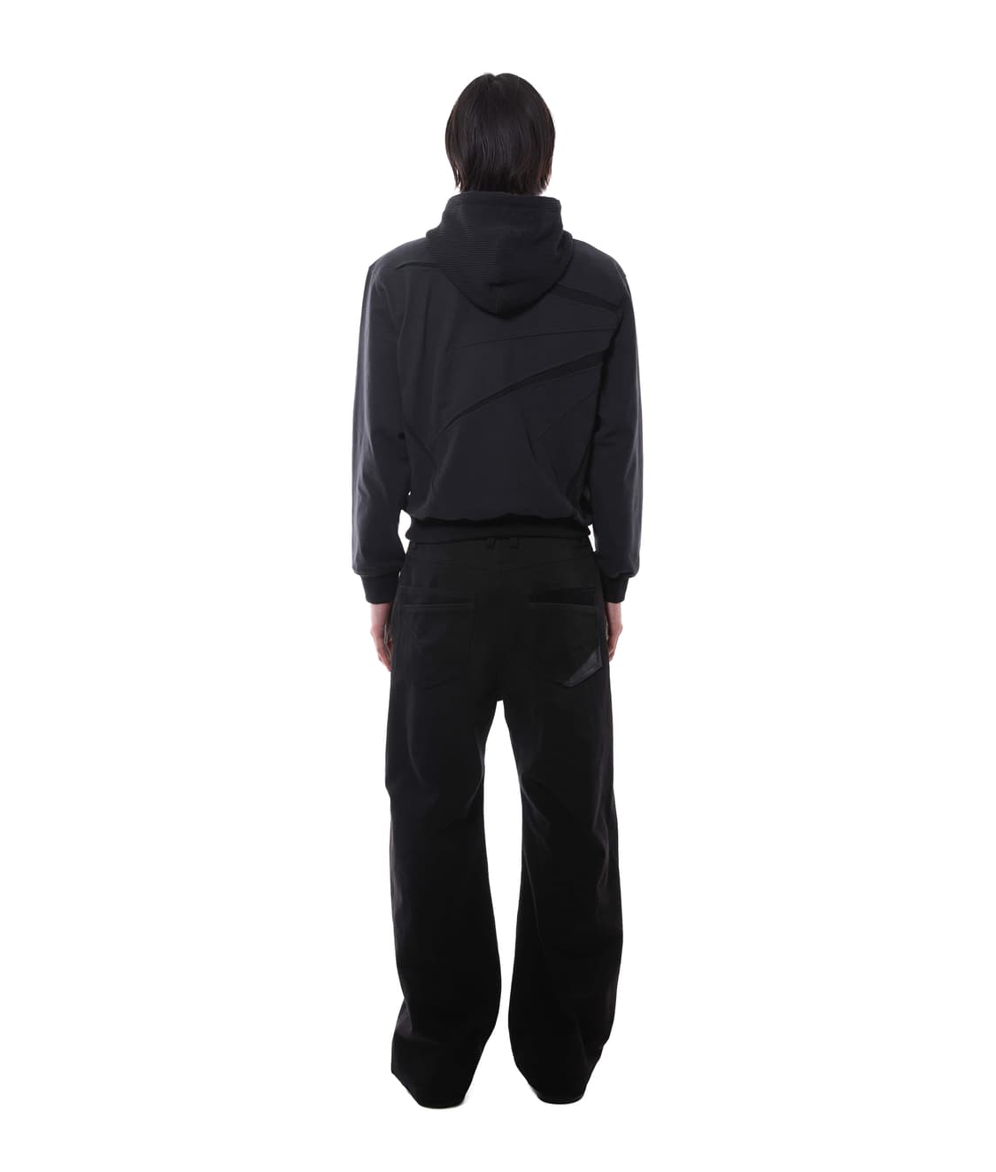 [엑슬림](새상품) 01 트라우저 TROUSERS 블랙 (M) 상품이미지9