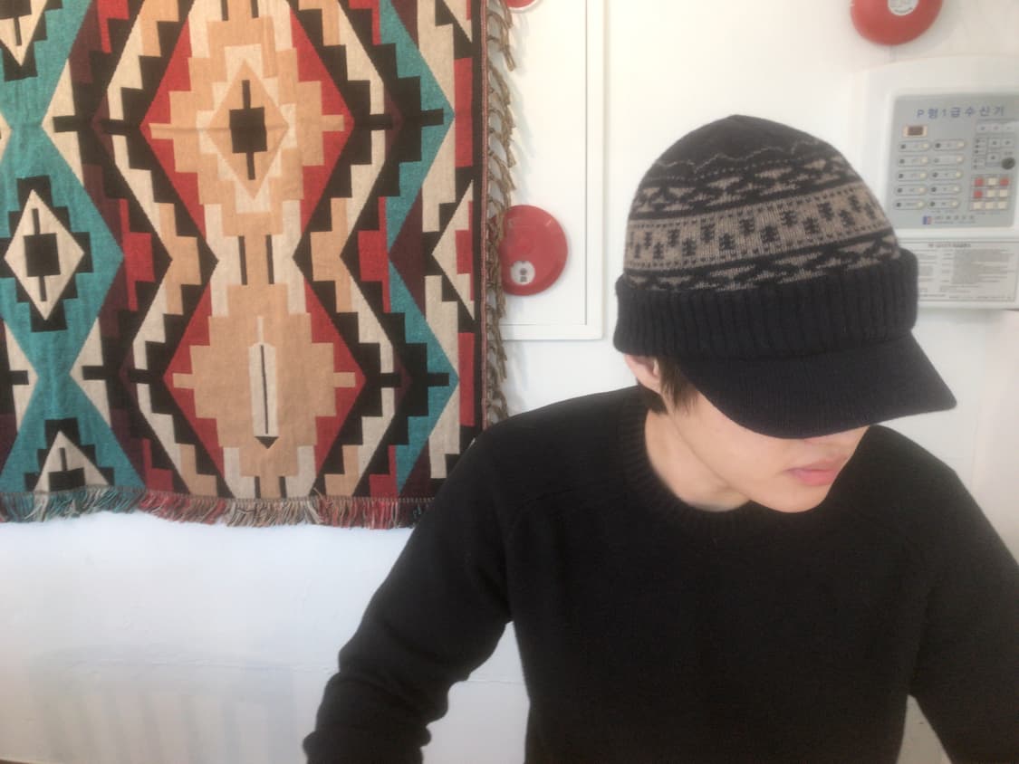 몽벨 노르딕 패턴 캡 비니 헌팅캡 상품이미지3