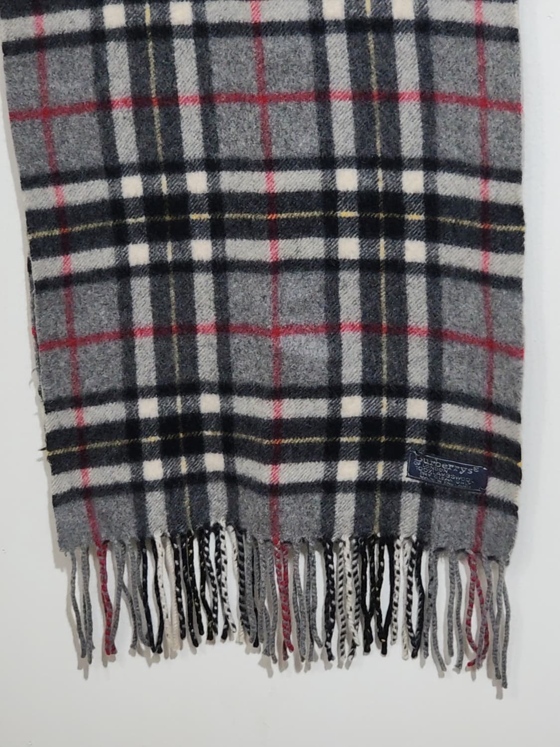 (정품) 버버리 목도리 체크 머플러 램스울  상품이미지3