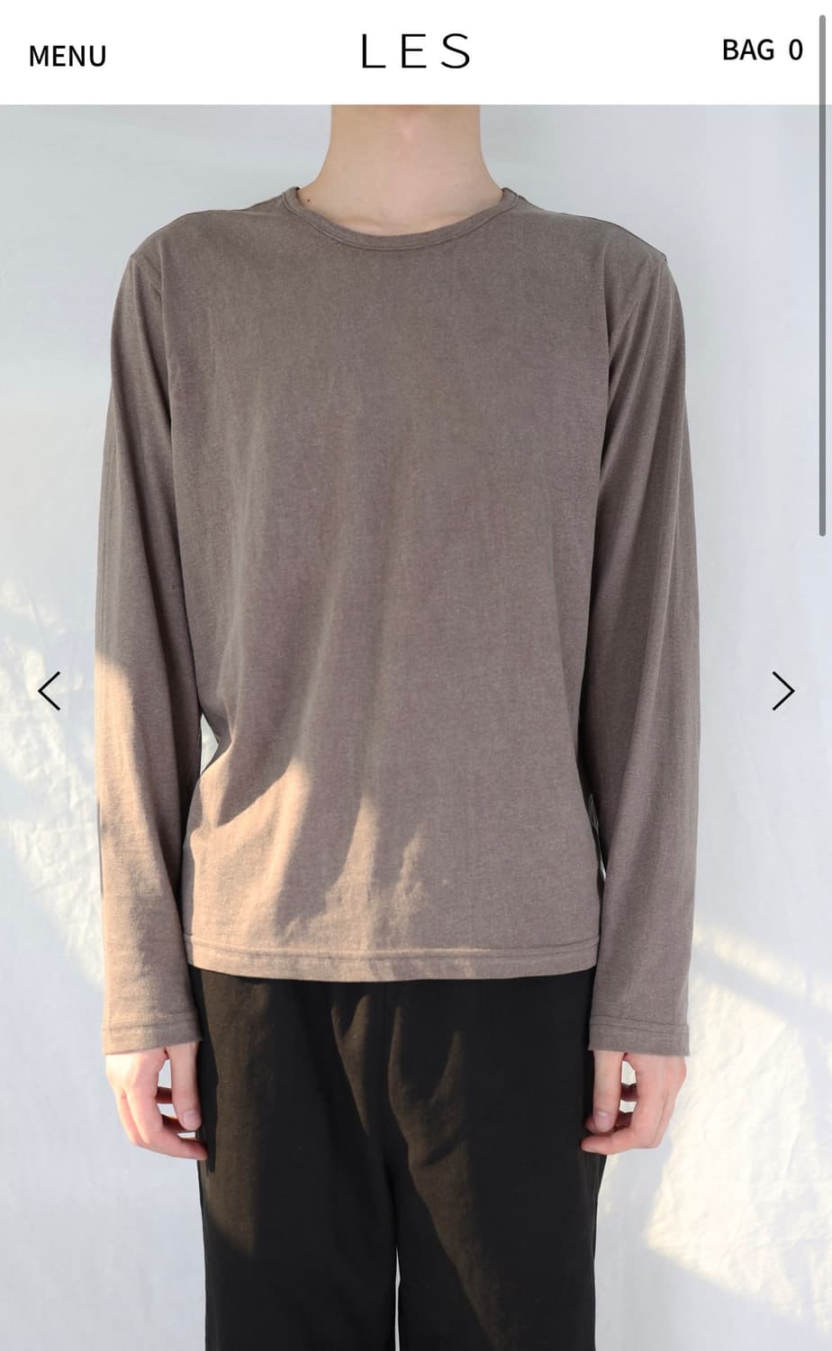 Tailored Long sleeve 1사이즈 (brown) 상품이미지1