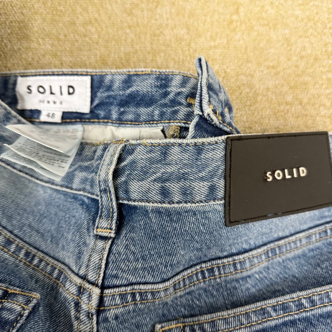 솔리드옴므 테이퍼드핏 청바지 (48) 상품이미지2