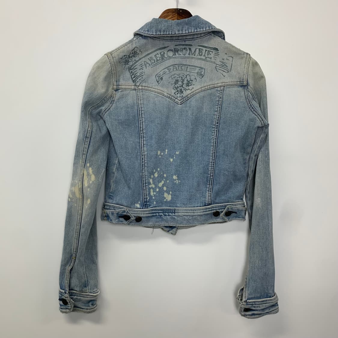 아베크롬비 y2k 와투케 워싱 데님 자켓 상품이미지4