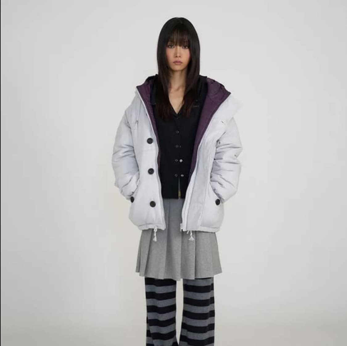 온스카 패딩 점퍼 PUFFY THINSULATE REVERSIBLE 상품이미지1