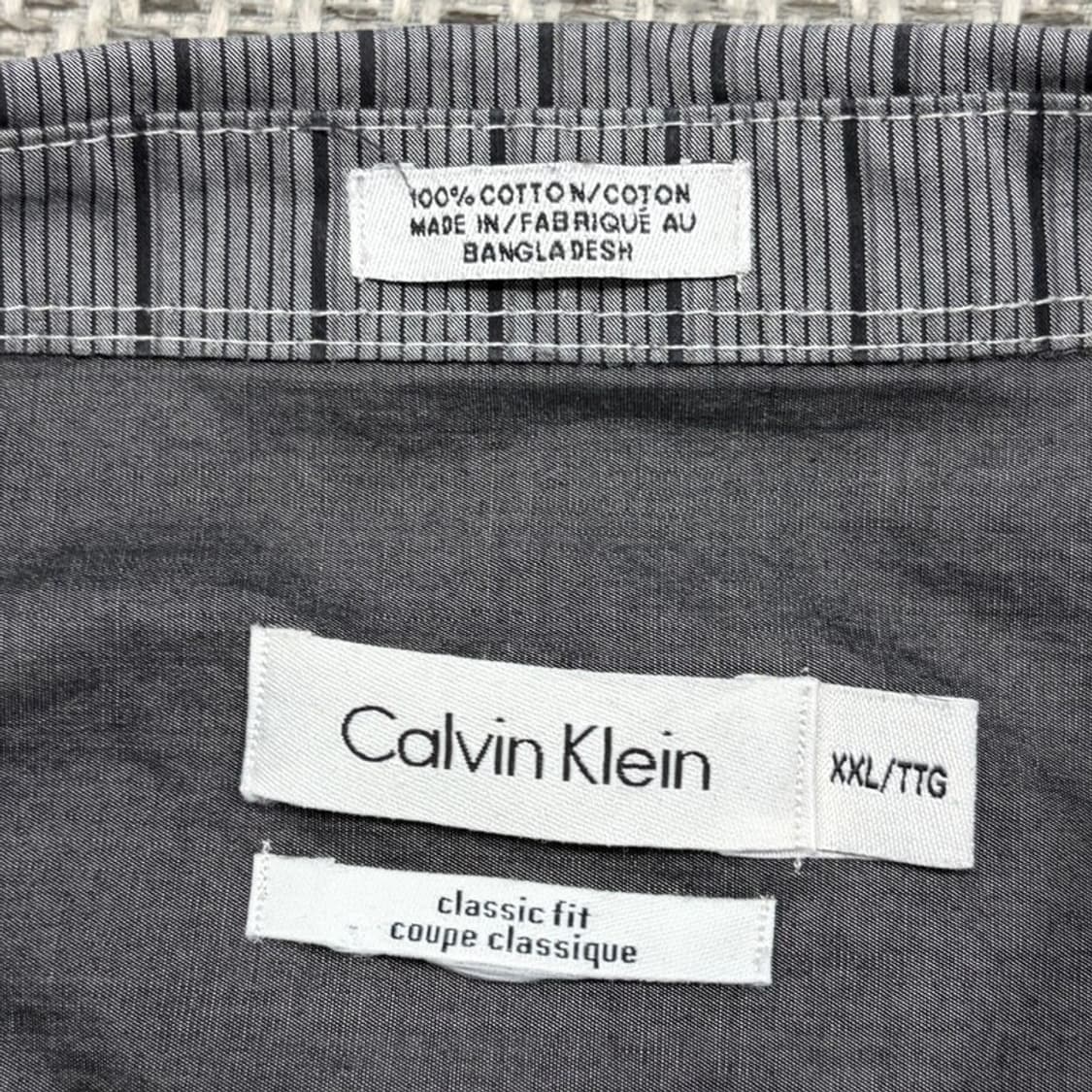 캘빈클라인 체크 패턴 셔츠 v3118 상품이미지5