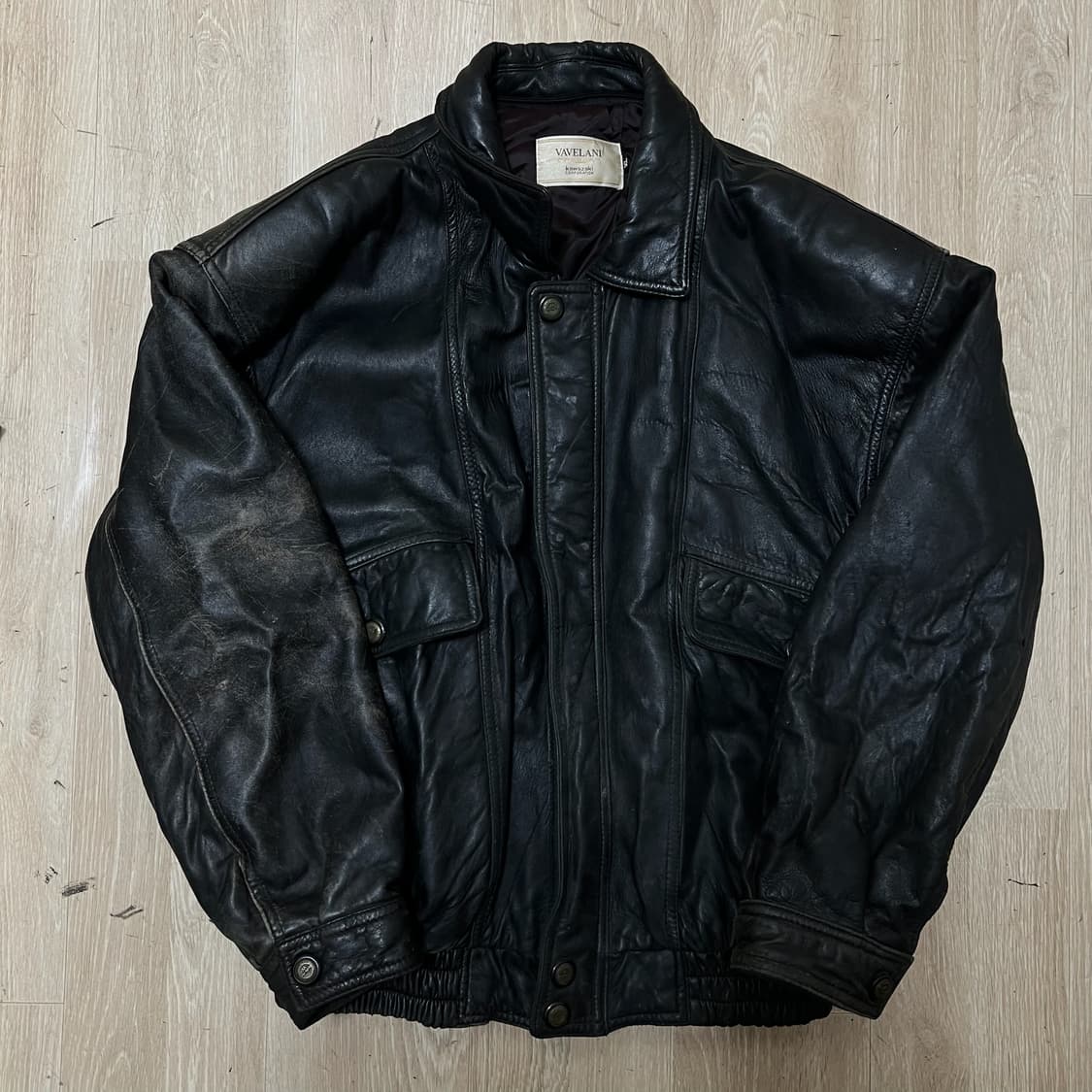 VAVELANI 남성 양가죽 싱글 라이더 가죽자켓 XL/105  상품이미지1
