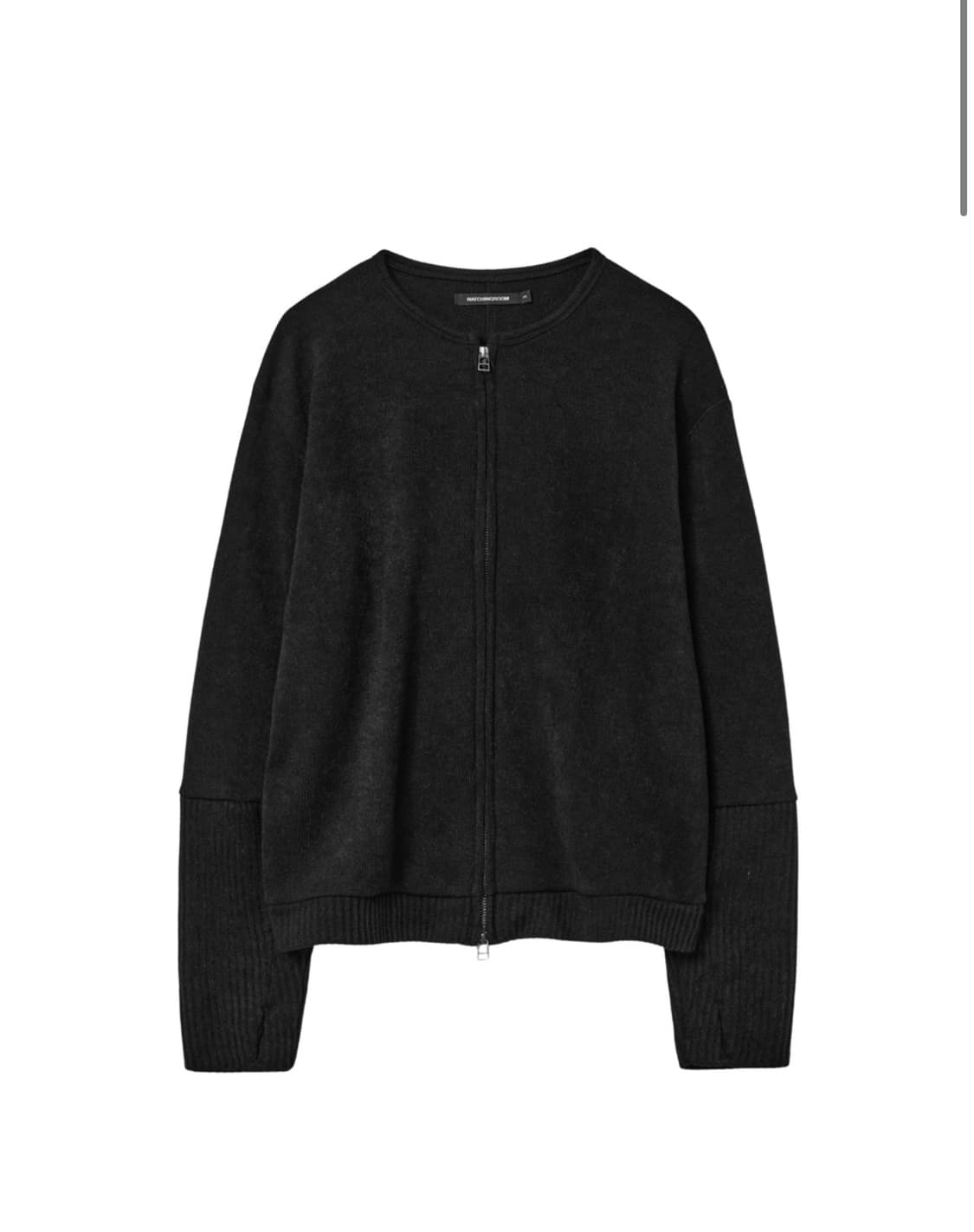해칭룸 레이어 가디건 애쉬 블랙 상품이미지1