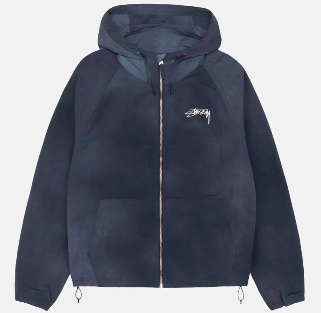 스투시 웨이브 다이 비치 쉘 자켓 네이비 XL 상품이미지2
