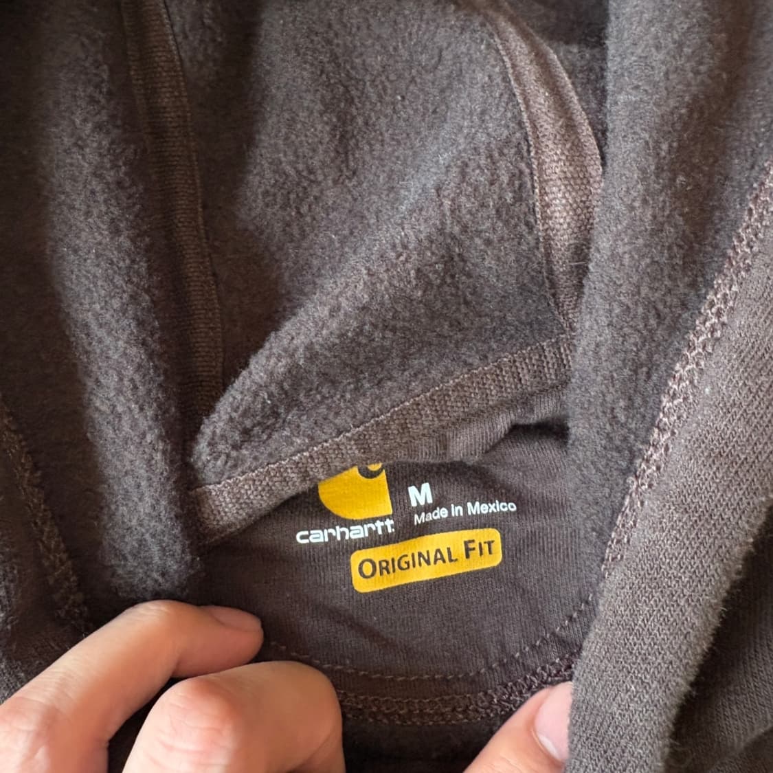 칼하트 정품 빈티지 브라운 후드 상품이미지6