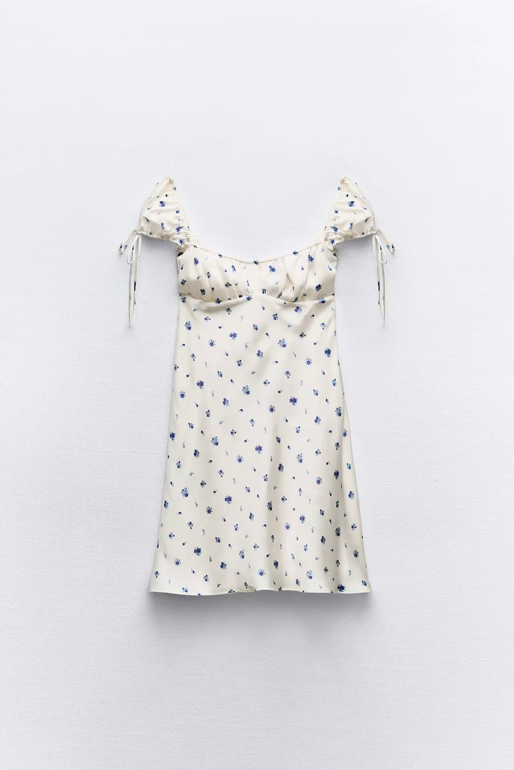 자라 플라워 새틴 원피스(M) 상품이미지1