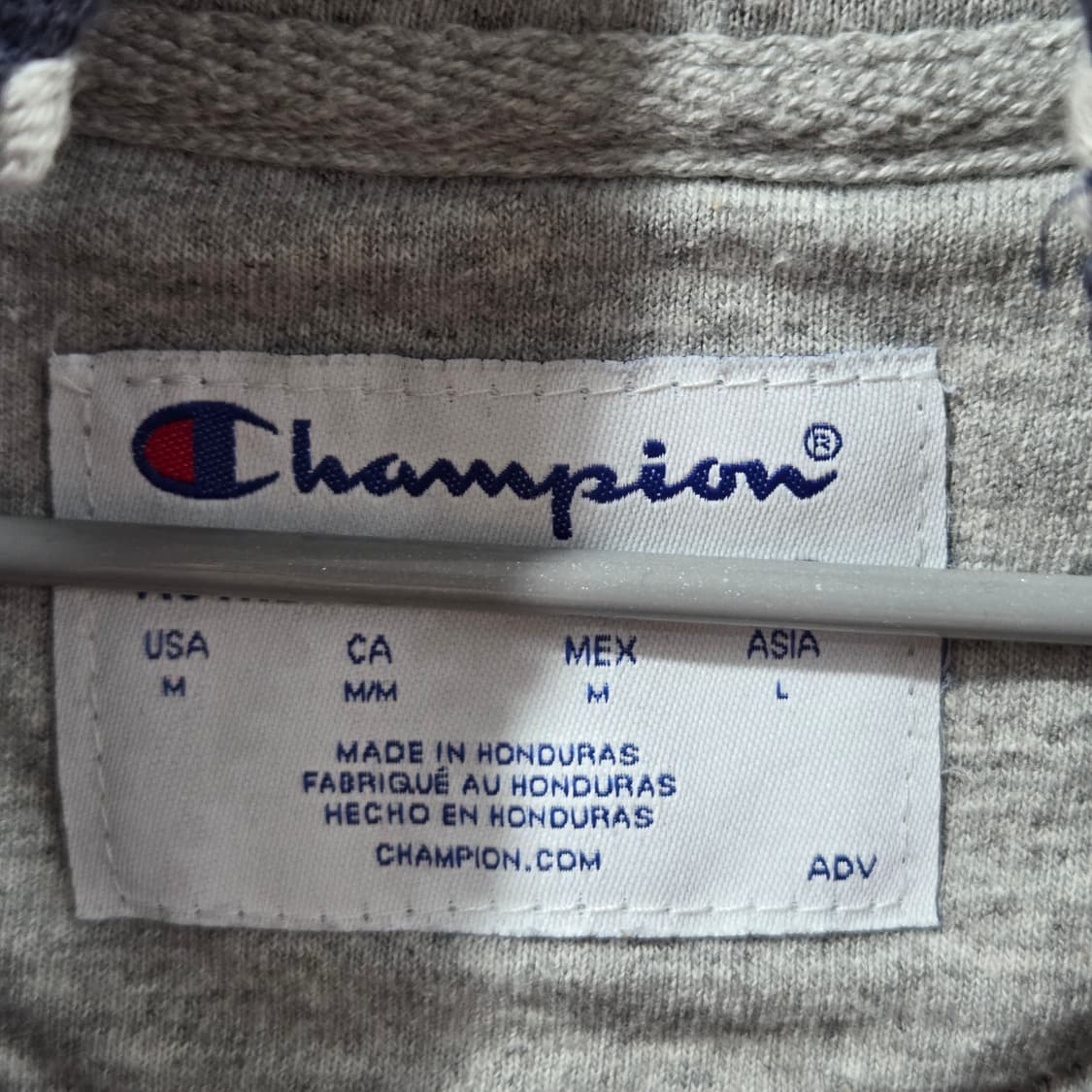 챔피온 기모 후드집업 L 상품이미지3