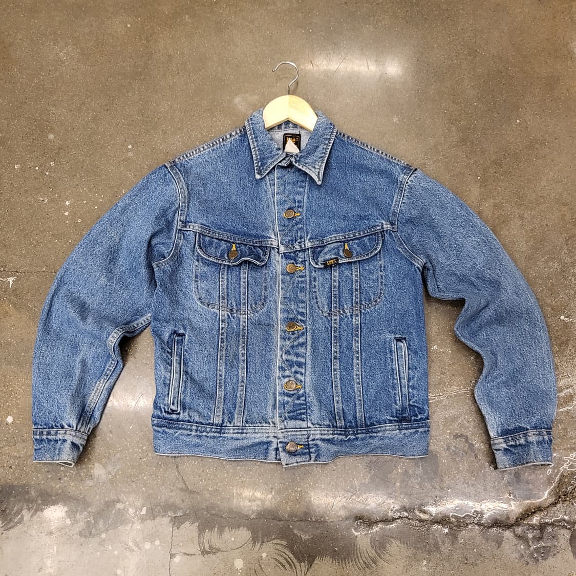 90s Made in USA 미국빈티지 리 Lee 데님자켓 청자켓 상품이미지1