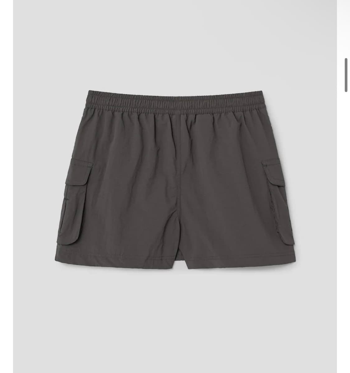 화섬 미니 스커트팬츠 브라운 상품이미지2