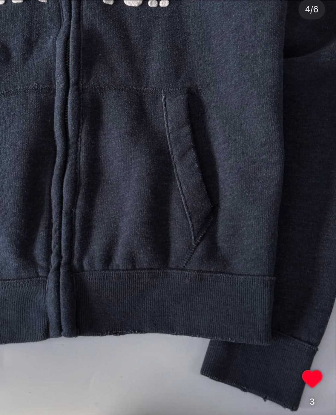 아베크롬비 후드집업 네이비색상 상품이미지3