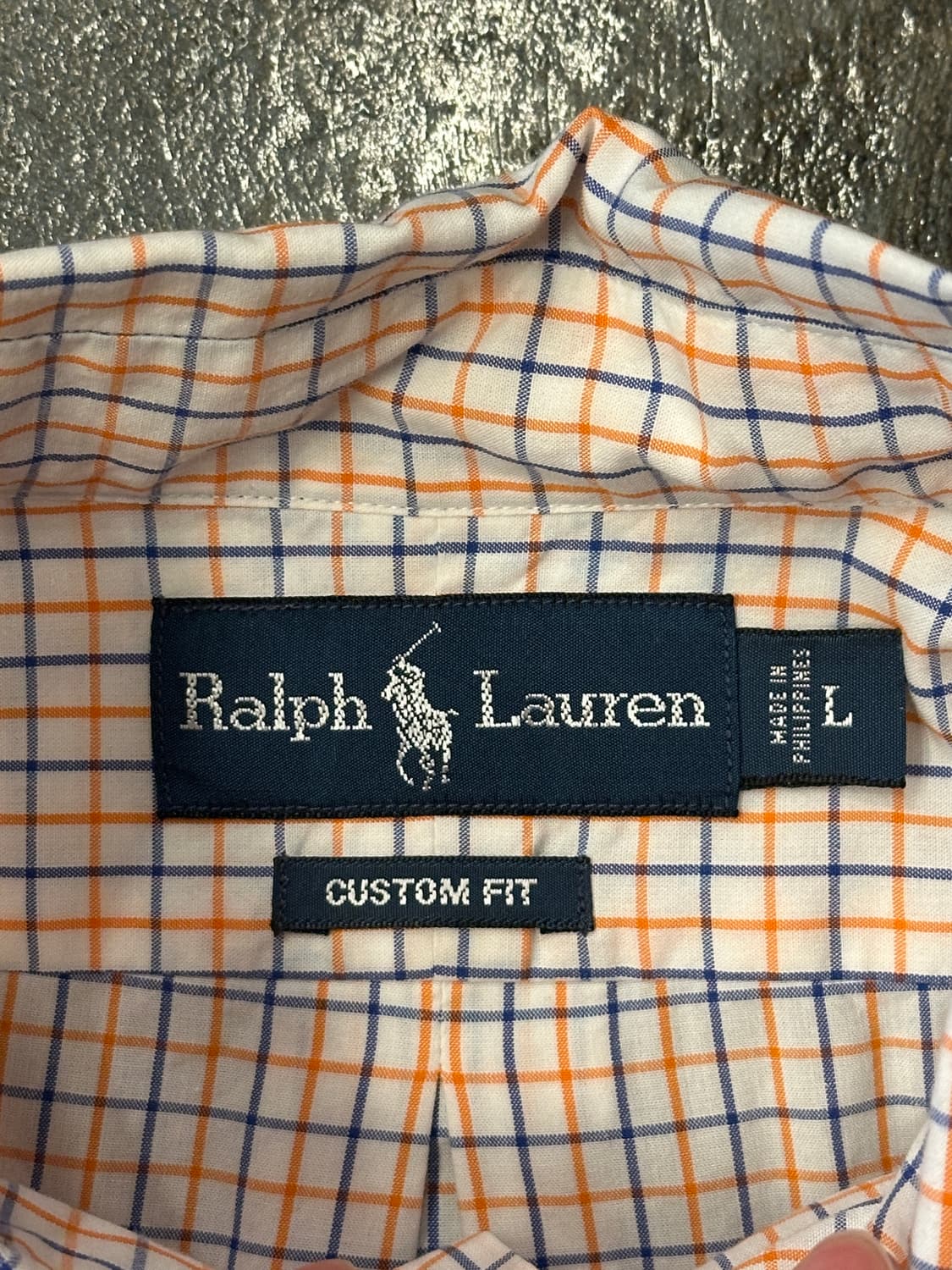 폴로 랄프로렌 체크셔츠 L 상품이미지4
