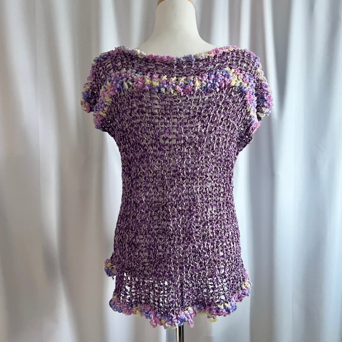 purple handmade knit 상품이미지1