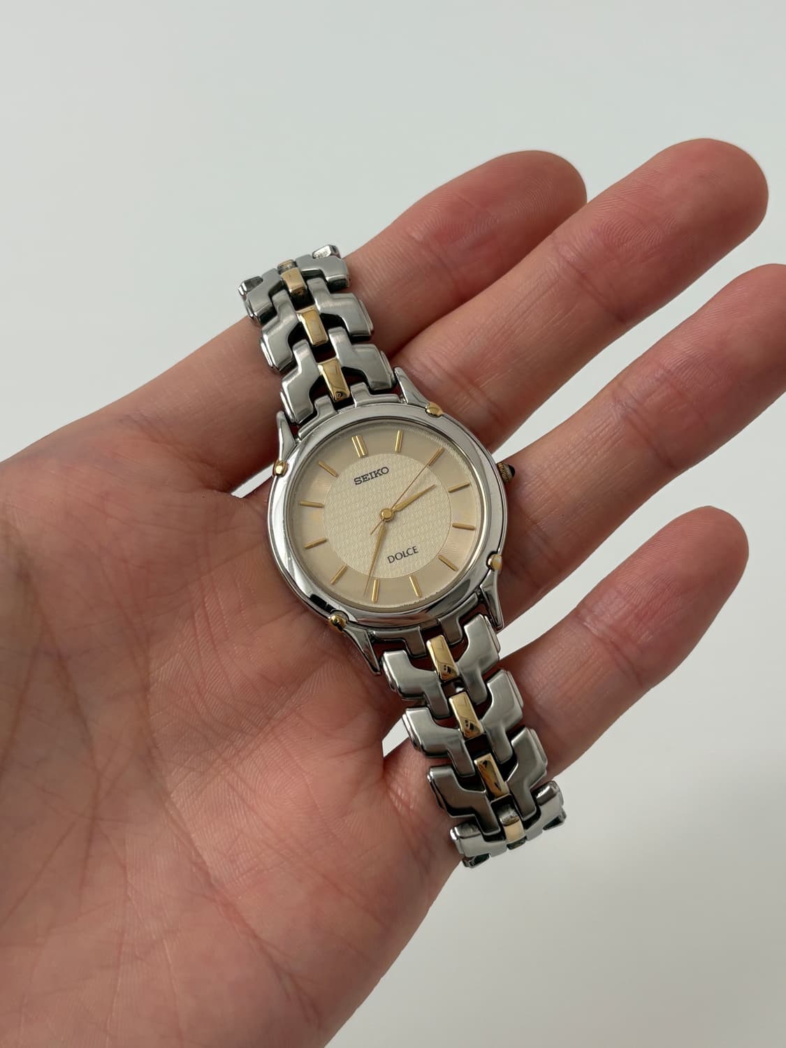 90s dolce gold dial combi quartz 상품이미지1