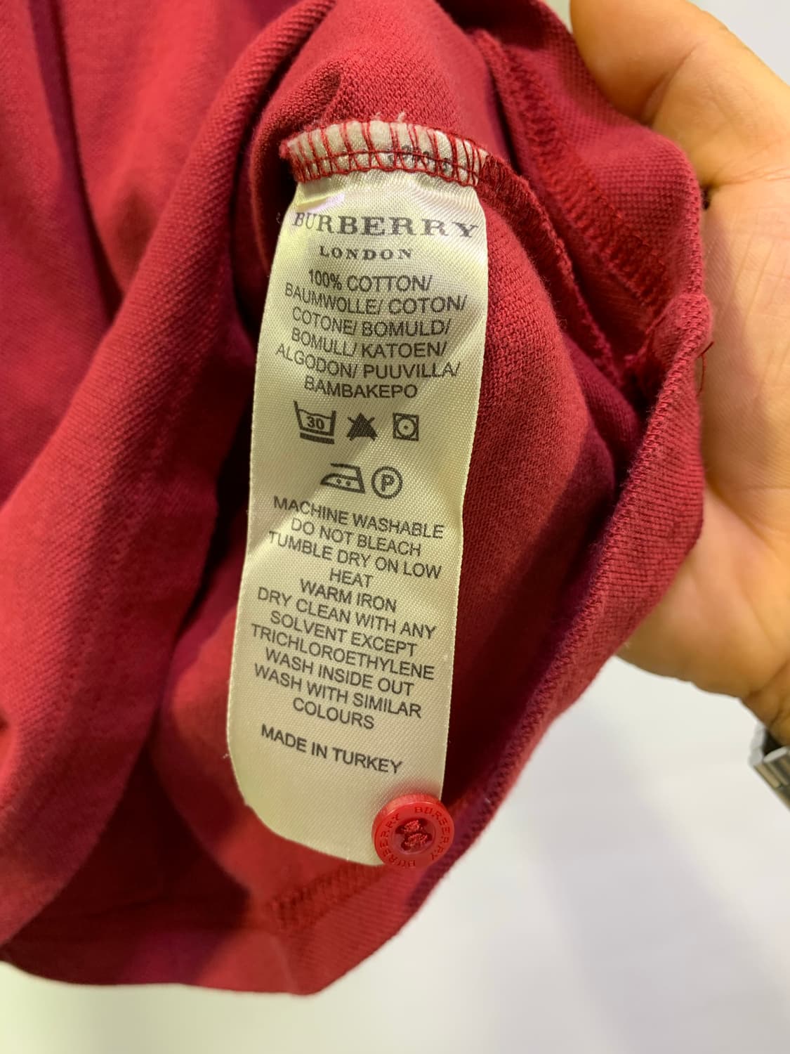 버버리 여성카라티 판매합니다 상품이미지4