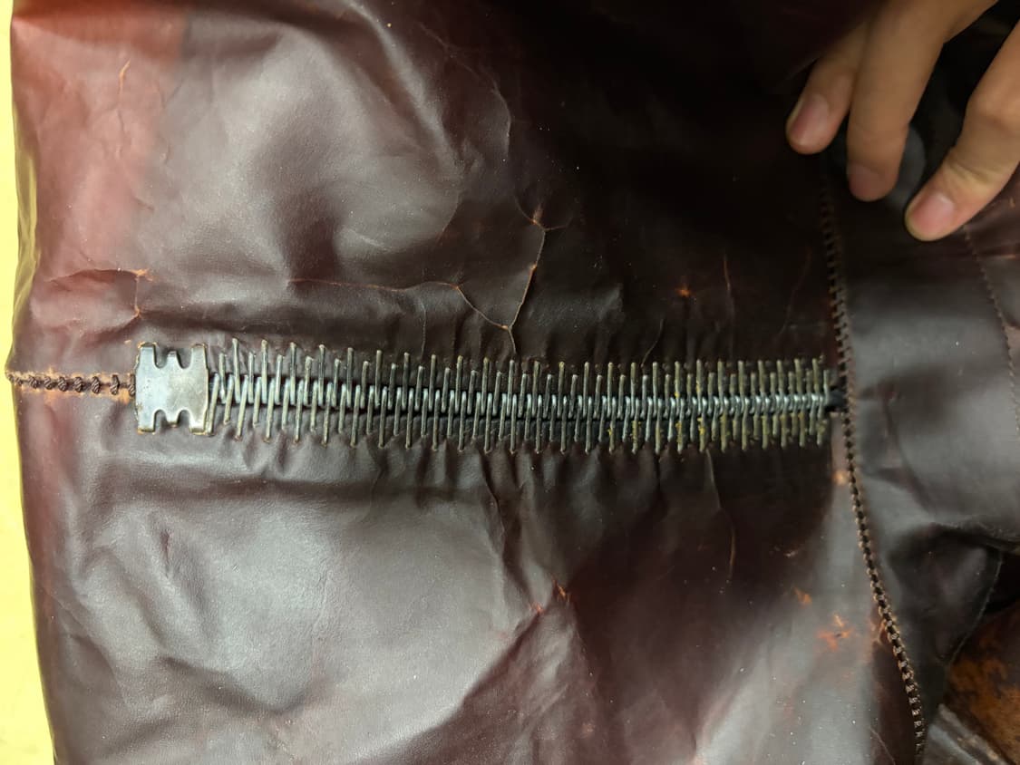 급처 일주일간만 아이작 세럼 isaac sellam 투명 레더 자켓 L 상품이미지8