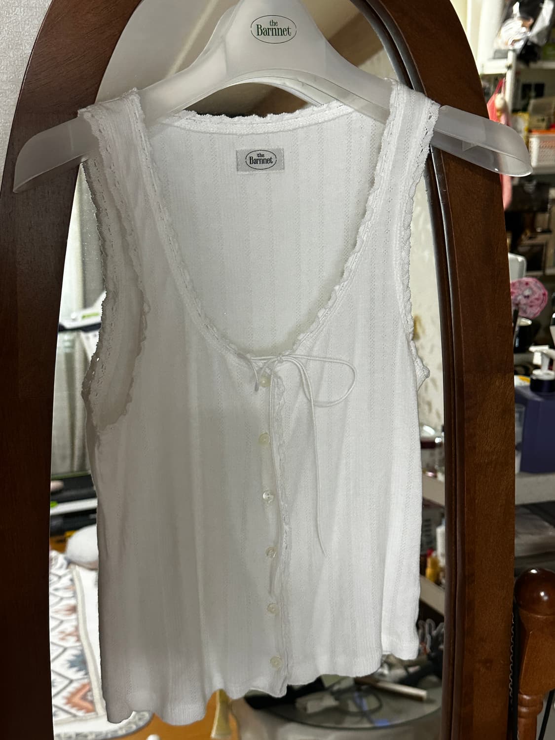 더바넷 Ravioli lace-trim tank top 상품이미지4