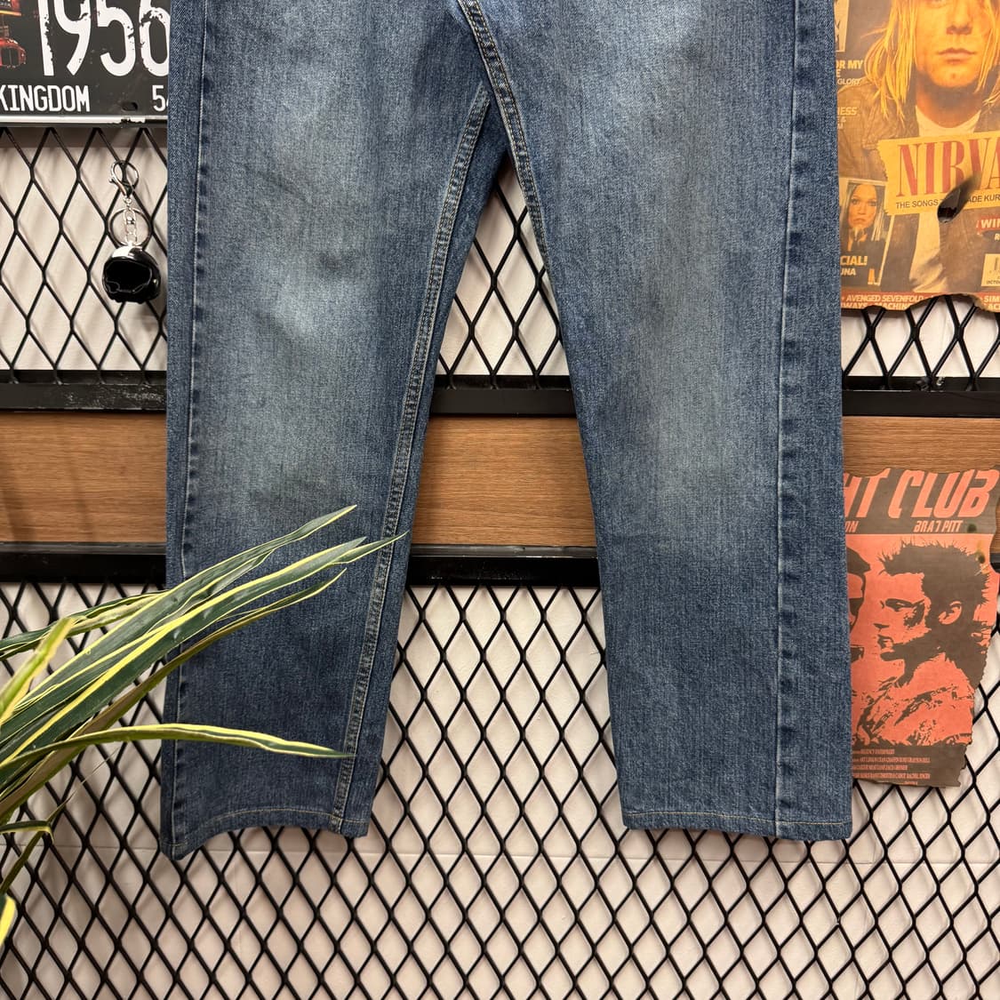 90s 리바이스 505 데님 팬츠 일자핏 중청 상품이미지4