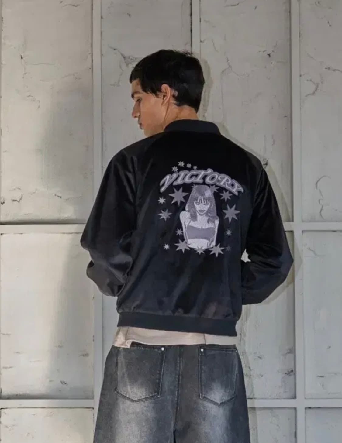 [새제품/L] 본바트 리버시블 수베니어 자켓 - 블랙 / 베이지 상품이미지2