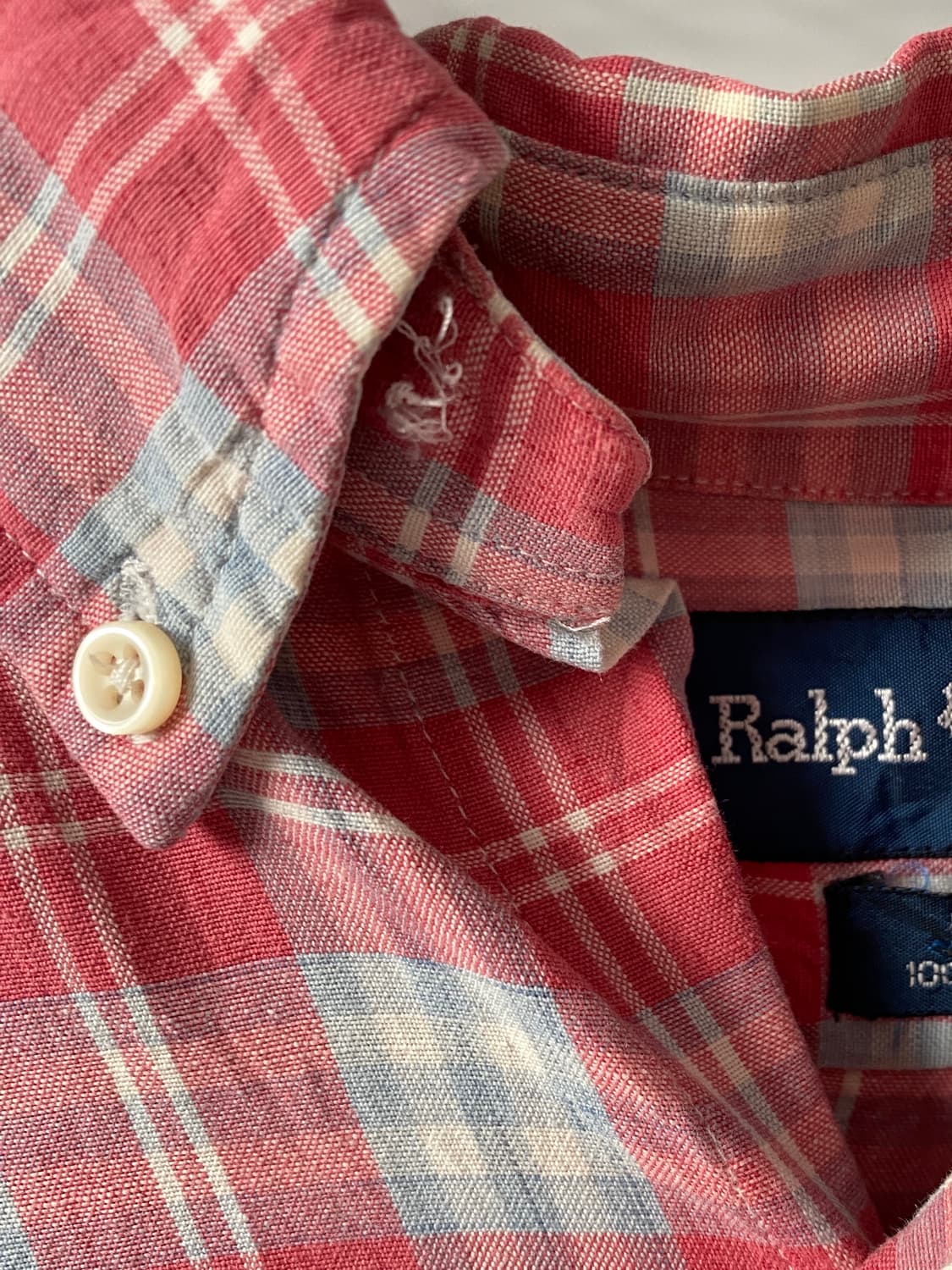 폴로 랄프로렌 1/2 체크 셔츠 (Man 3XL) AB1688 상품이미지6