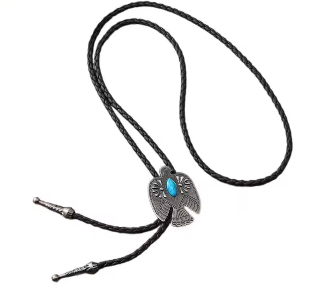 터키석 천둥새 나바호 인디언 네이티브 주얼리 목걸이 브로치 상품이미지1