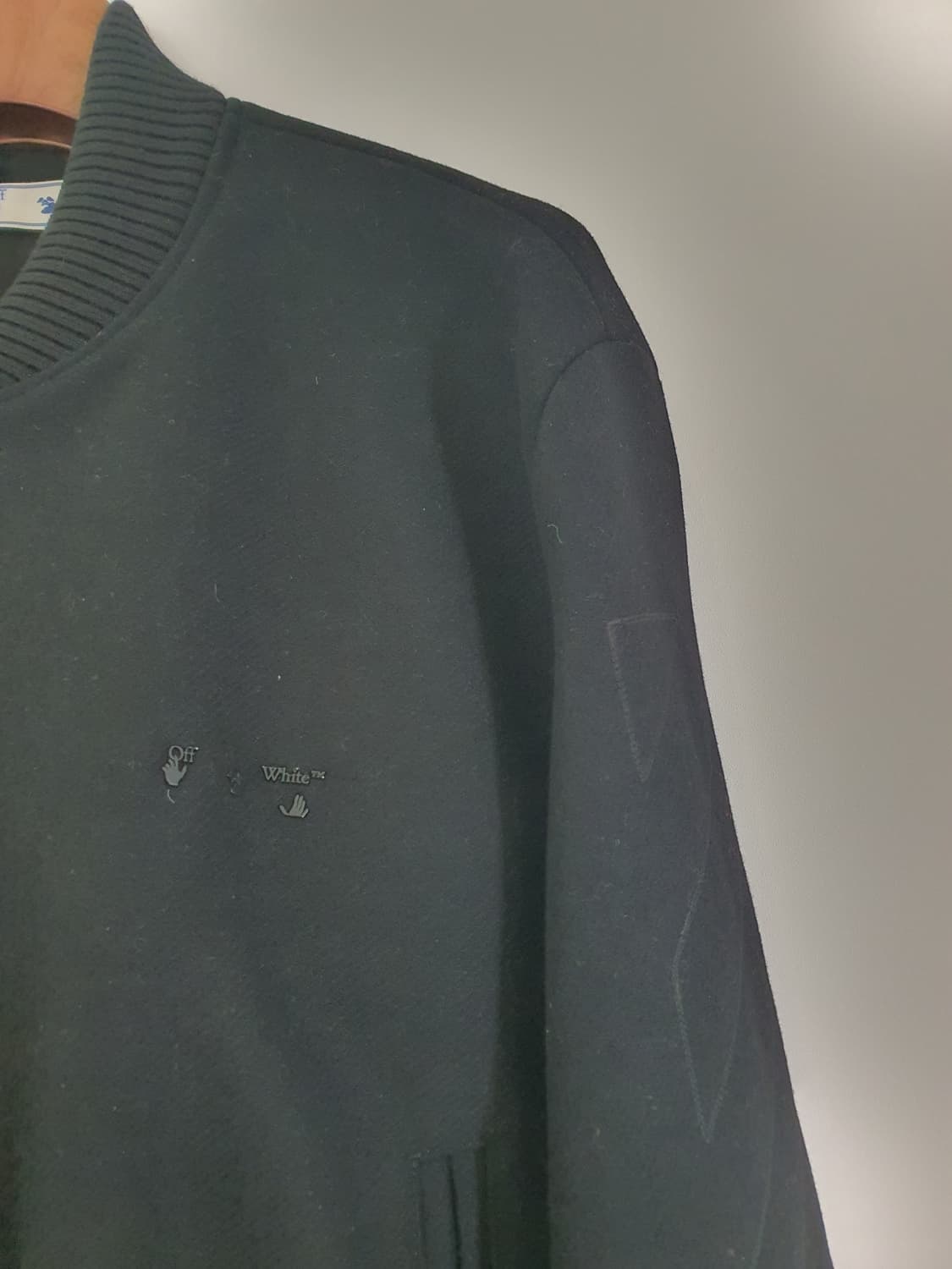 오프화이트 디아그 바시티 남성 봄버자켓 상품이미지3