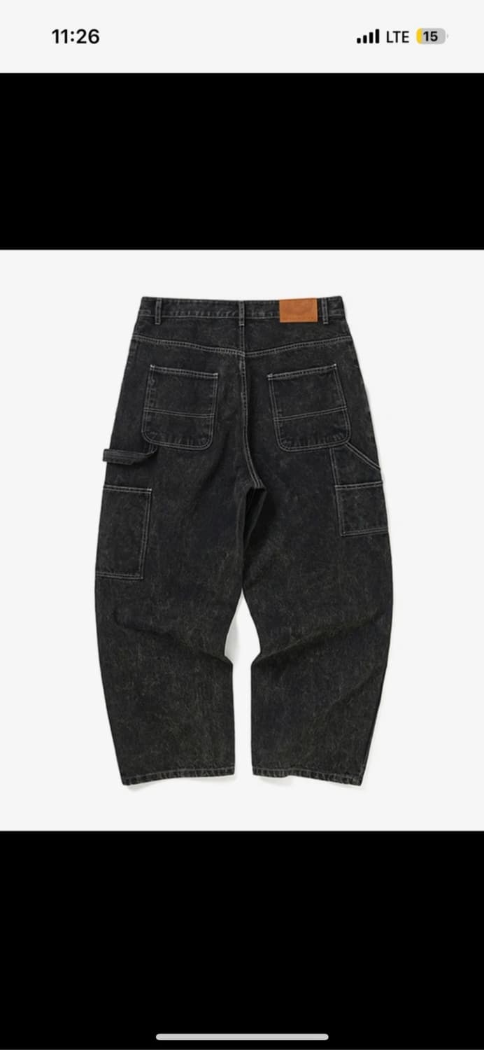 위캔더스 DRAGGY WORK PANTS (D.BLACK) 상품이미지2