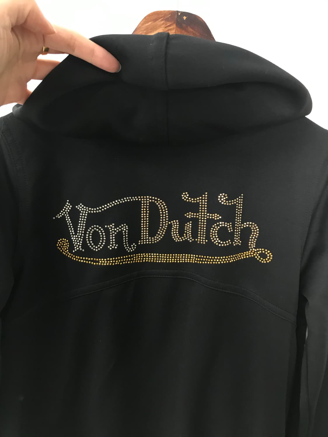 본더치 y2k 와투케 큐빅 백로고 후드집업 상품이미지6