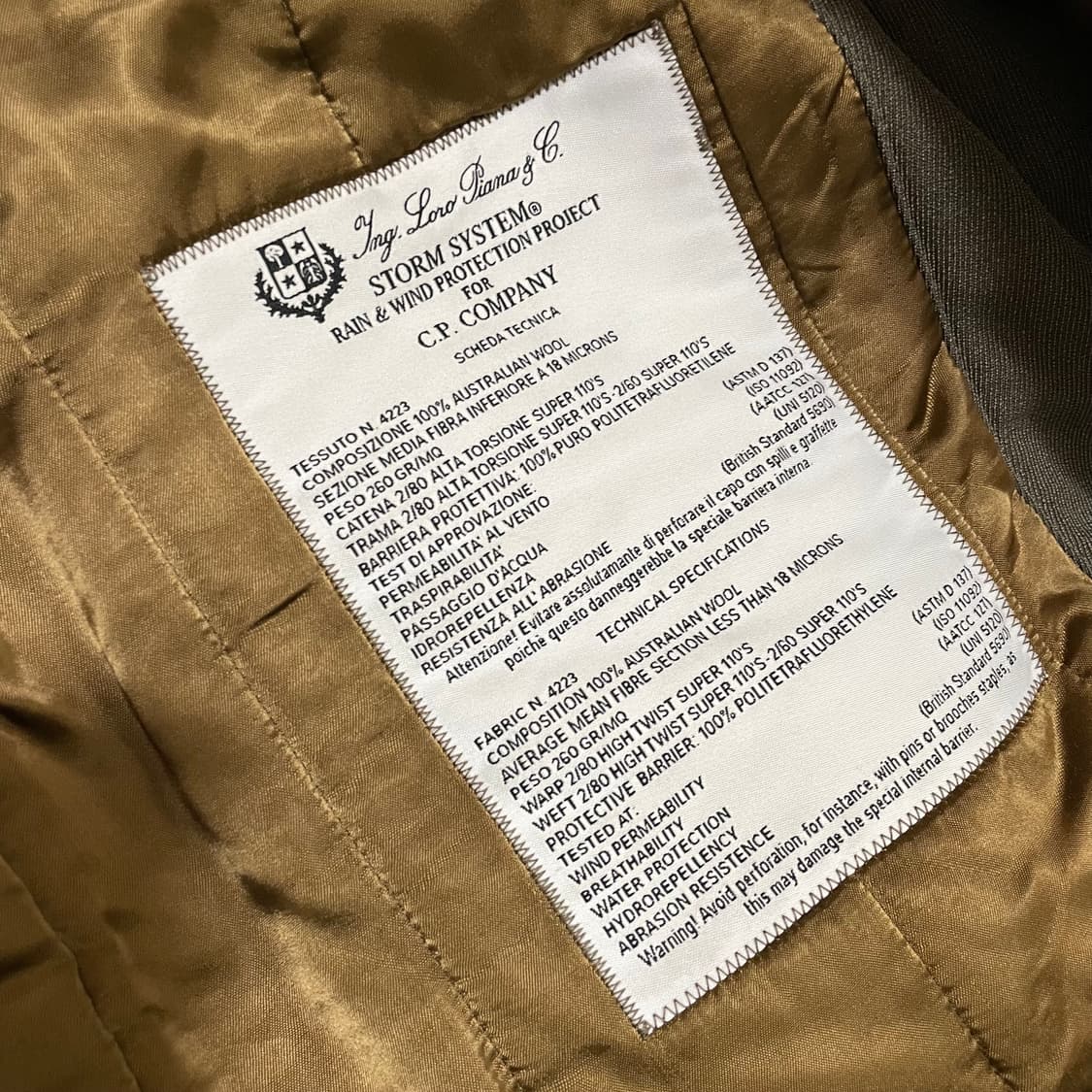 cp컴퍼니 유틸리티 밀레 밀리아 블레이져 자켓 상품이미지6