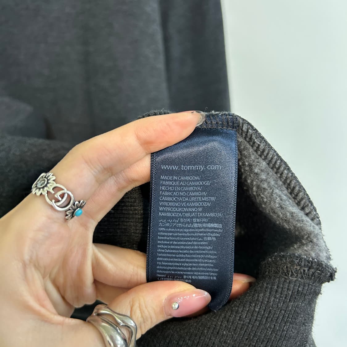 타미힐피거 남성 기모 맨투맨 XL 상품이미지4