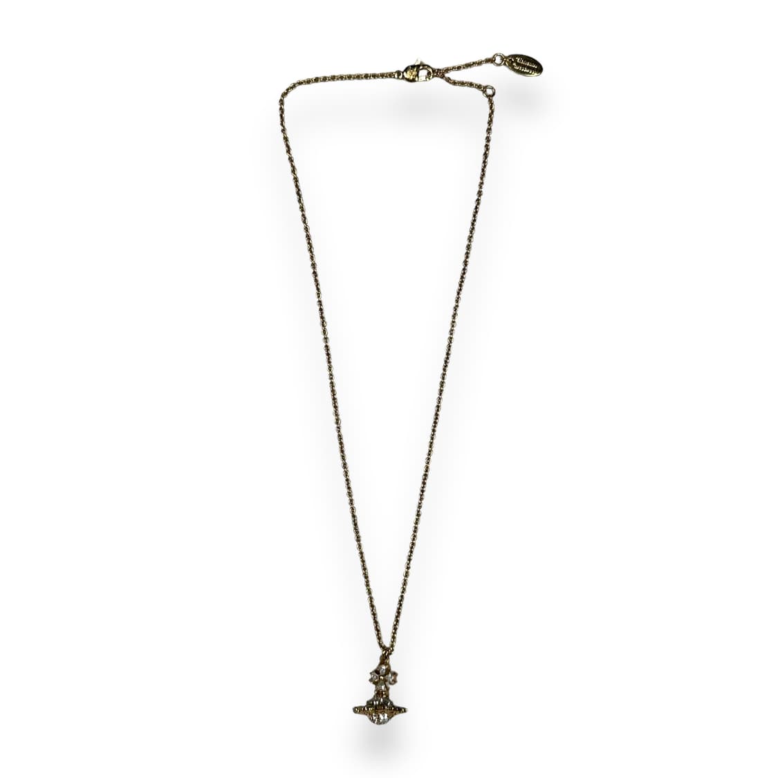 Gold Crystal ORB Necklace 상품이미지3