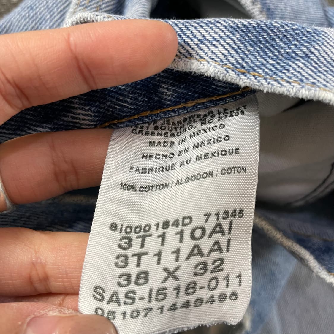 (38) C.E. SCHMIDT 연청 백카고 데님 팬츠 상품이미지6