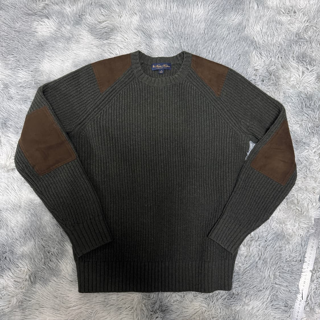 브룩스브라더스 울 패치 니트 S사이즈 상품이미지1