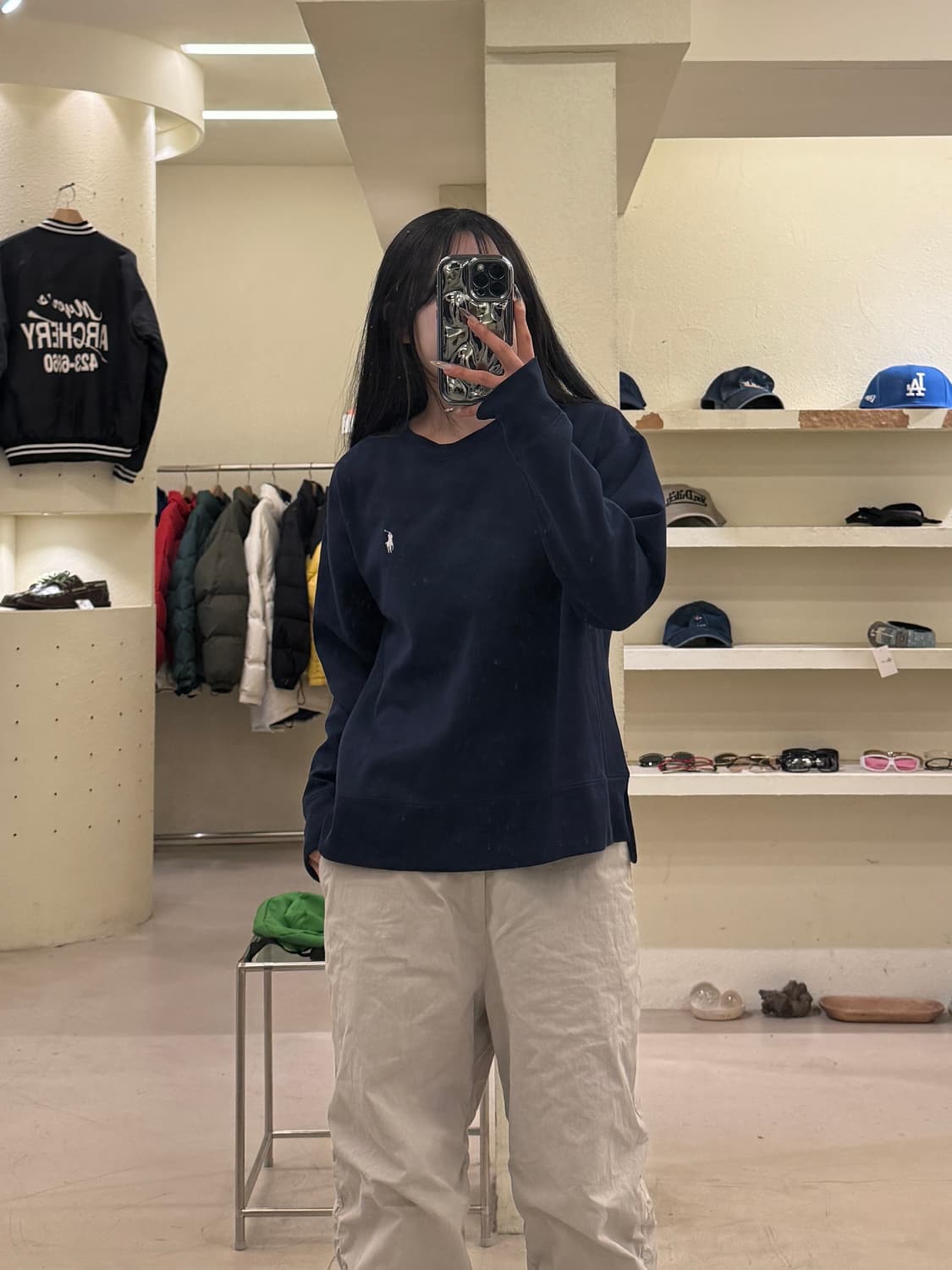 폴로 랄프로렌 포니 로고 사이드패널 스웻셔츠 U1062 상품이미지1