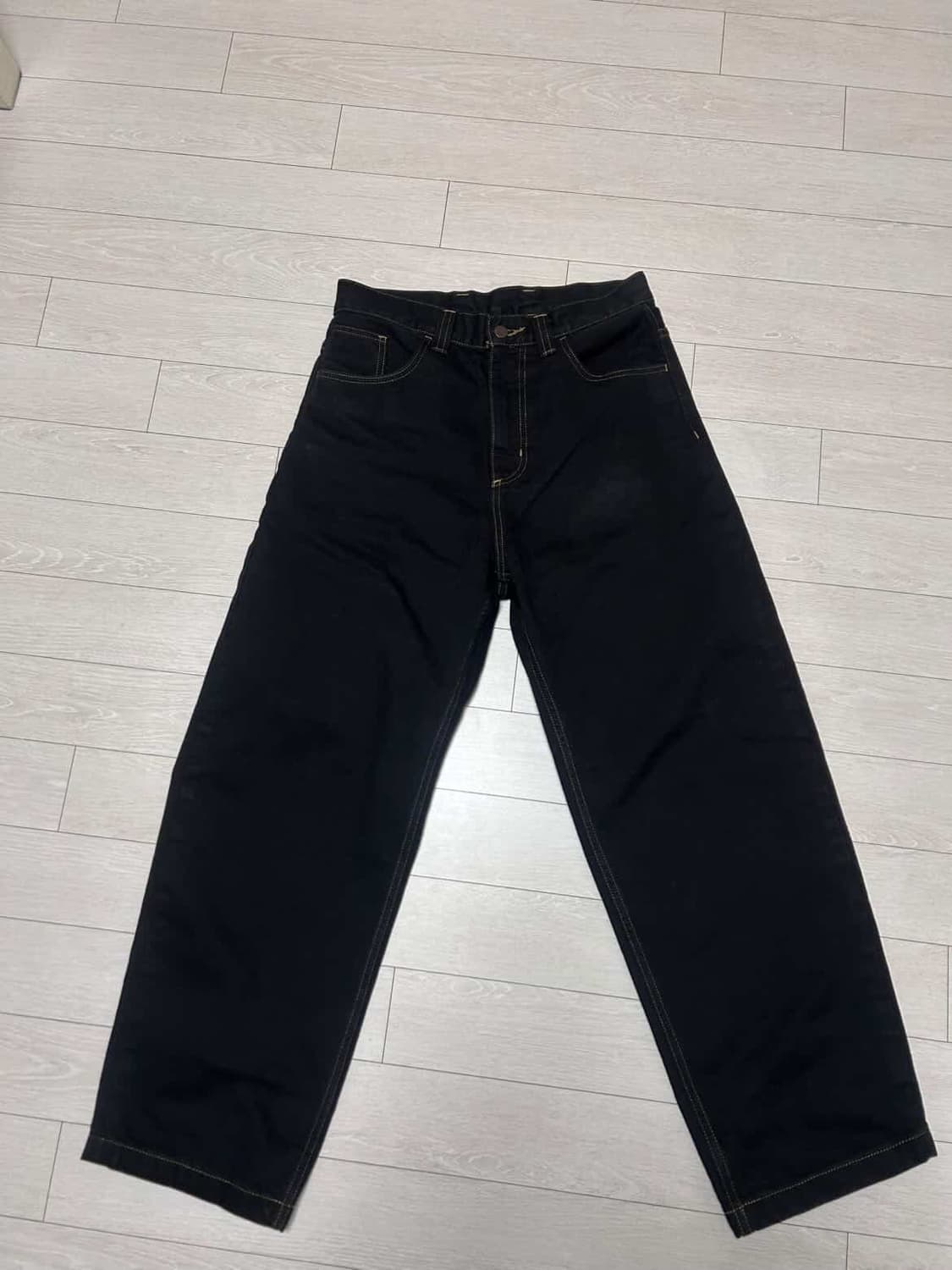 칼하트 브랜든 팬츠 블랙 린스드 xs 상품이미지1