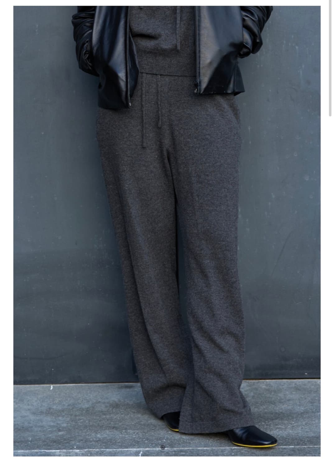 [0] 머듈 니트팬츠 그레이 상품이미지1