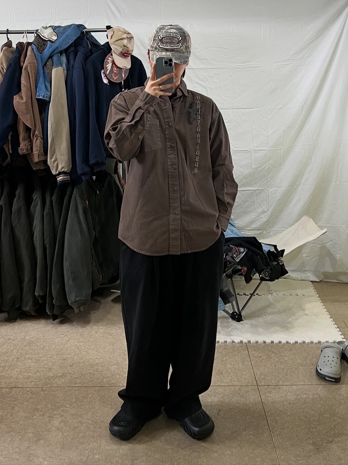 할리데이비슨 워크 셔츠 상품이미지4
