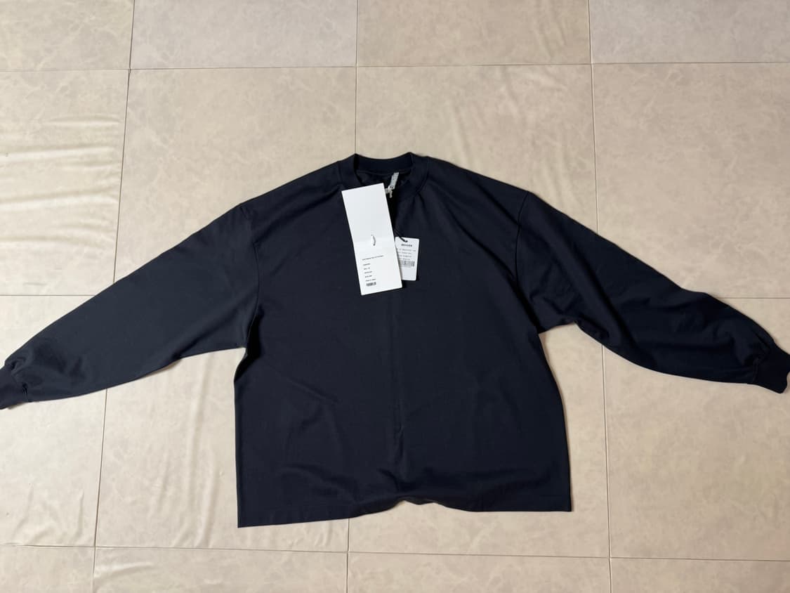 Suvin Supima Tube Ls Tee Heavy 상품이미지1
